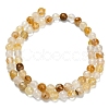 Grade A Natural Yellow Hematoid Quartz Beads Strands G-L642-F04-6mm-3