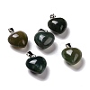 Natural Moss Agate Pendants G-I311-A08-1