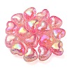 Transparent Crackle Acrylic Beads OACR-P010-14A-3