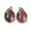 Natural & Synthetic Mixed Gemstone Pendants G-Z101-02AS-2