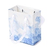Gradient Color Rectangle Paper Gift Storage Bags with Ribbon Handles ABAG-A011-01C-1