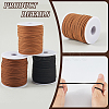 3 Rolls 3 Colors Flat Faux Suede Cord OCOR-CL0001-07-6