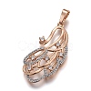 (Jewelry Parties Factory Sale)Brass Micro Pave Cubic Zirconia Jewelry Sets SJEW-F189-15KCG-2