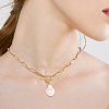 2Pcs 2 Colors Natural Pearl Beaded Pendant Neckaces Set NJEW-AN0001-16-4