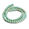 Assembled Synthetic Stone and Trochus Shell Beads Strands G-B128-08B-02-2