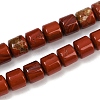 Natural Red Jasper Beads Strands G-G275-D08-10x10mm-2