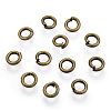 Brass Open Jump Rings JRC4MM-AB-1