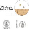 2 Colors CCB Plastic Cabochons PACR-FH0001-03-2