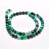 Natural Striped Agate/Banded Agate Bead Strands G-G962-8mm-05-2