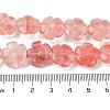 Cherry Quartz Glass Beads Strands G-H023-B10-01-5