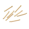 Ion Plating(IP) 304 Stainless Steel Connector Charms LS-STAS-Q323-02B-G-1