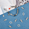 SUPERFINDINGS 60Pcs 3 Styles Tibetan Style Alloy Connector Charms FIND-FH0005-97-4