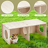 Wooden Hamster Hideout House AJEW-WH0270-086B-3