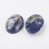 Natural Sodalite Flat Back Cabochons G-G741-18x25mm-06-2