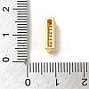 Brass Micro Pave Clear Cubic Zirconia Charms ZIRC-C009-01G-I-3