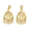 Brass Shell Pendants CU-CBA9482-05G-05-1