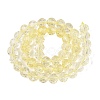 Crackle Transparent Glass Beads Strands GLAA-N068-06A-07-2