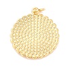Real 18K Gold Plated Brass Pendants KK-L206-013G-06-3