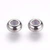 202 Stainless Steel Beads STAS-G133-09P-1