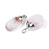 Natural Quartz Crystal Pendants G-N360-05P-01-2
