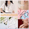 100Pcs Natural White Moonstone Round Beads with Strong Stretchy Beading Elastic Thread G-SZ0002-31-7