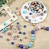 Baking Paint Wood Beads WOOD-SP0001-77A-4