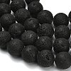 Natural Lava Rock Round Beads Strands G-M169-20mm-03-5