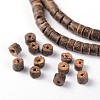 Natural Coconut Column Bead Strands X-COCB-O001-09-2