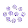 Transparent Crackle Acrylic Beads CACR-N002-19B-3