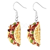 Acrylic Food Model Dangle Earrings PW-WG51A76-11-1