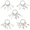 5Pcs Tool Alloy Pendant Decoration KEYC-CJ00010-1