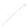 Heart Shape Silicone Cable Zip Ties AJEW-C034-02G-1