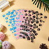 60Pcs 3 Colors Rectangle OPP Cellophane Paw Print Printed Candy Storage Bags ABAG-TA0001-74-4