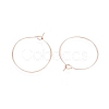Ion Plating(IP) 316L Surgical Stainless Steel Hoop Earring Findings STAS-D164-05RG-2