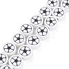 Handmade Polymer Clay Bead Strands CLAY-S096-031H-2
