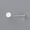304 Stainless Steel Stud Earring Findings STAS-H436-24S-5mm-2