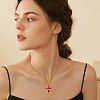 12Pcs Rack Plating Light Gold Alloy Rhinestone Pendants RELI-DC0001-01-6