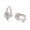 Brass Micro Pave Cubic Zirconia Pinch Bails KK-K266-02P-3