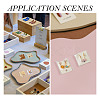 20Pcs Paper Earring Display Cards CDIS-TADJ0002-01D-6