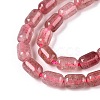 Natural Strawberry Quartz Beads Strands G-G980-29B-4