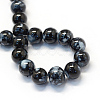 Baking Paint Glass Round Bead Strands DGLA-Q019-6mm-73-2