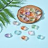 32Pcs UV Plating Rainbow Iridescent Acrylic Beads OACR-FS0002-16-10
