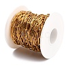 Ion Plating(IP) 304 Stainless Steel Paperclip Chains CHS-O010-03G-3