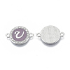 Alloy Enamel Links Connectors ENAM-TAC0003-01S-01U-2