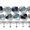 Natural Colorful Fluorite Beads Strands G-H061-A11-01-5