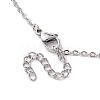 Non-Tarnish 304 Stainless Steel Cable Chain Necklaces NJEW-JN04712-02-4