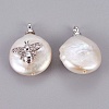 Natural Cultured Freshwater Pearl Pendants X-PEAR-F008-37P-2