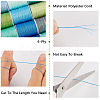 12 Rolls 12 Colors Metallic Sewing Thread OCOR-CY0002-02D-5