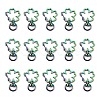 Zinc Alloy Swivel Lobster Clasps PALLOY-WH0070-98M-1