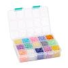 15 Colors Glass Seed Beads SEED-JP0007-02-8